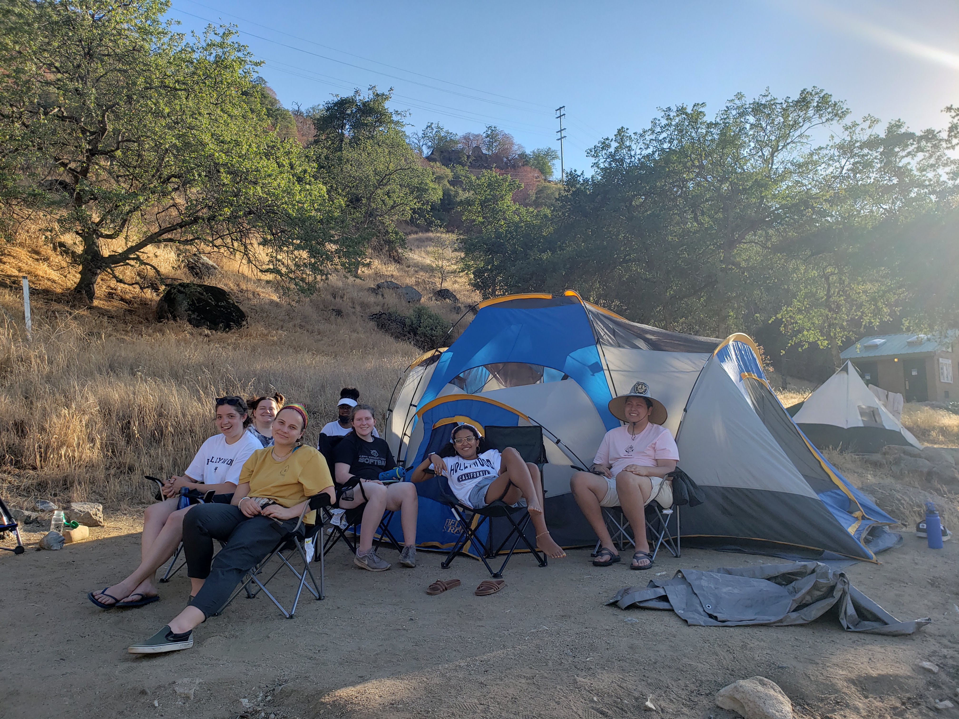 SVC student group at Sequoia National Park